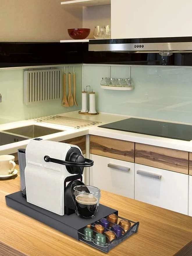 1Chase 1CHASE 40 Nespresso Coffee Capsule Holder With Drawer